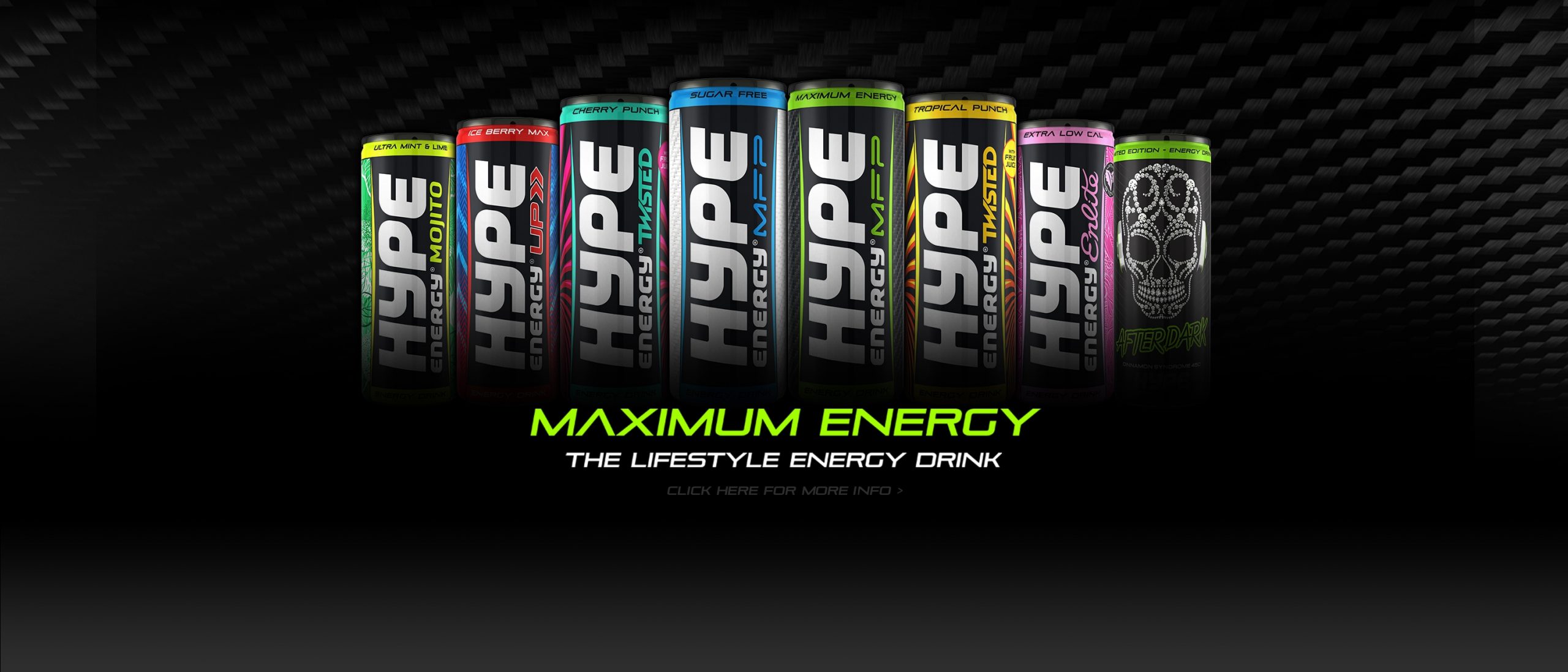 Hype Energy Drinks Lineup