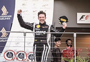 Back-to-back wins for Florian Merckx in Singapore during the Formula 1 GP weekend