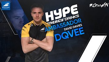 Dave ‘Dqvee’ Davis Announced as Hype Energy Gaming Ambassador